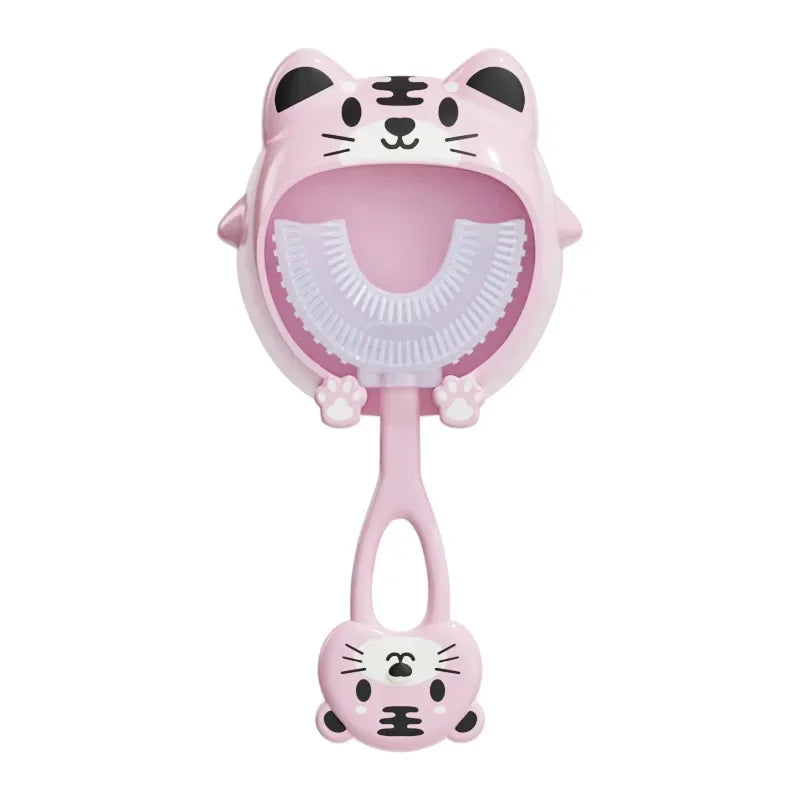 Cepillo Dental Infantil 360° "U" Estilo—Divertido y Seguro