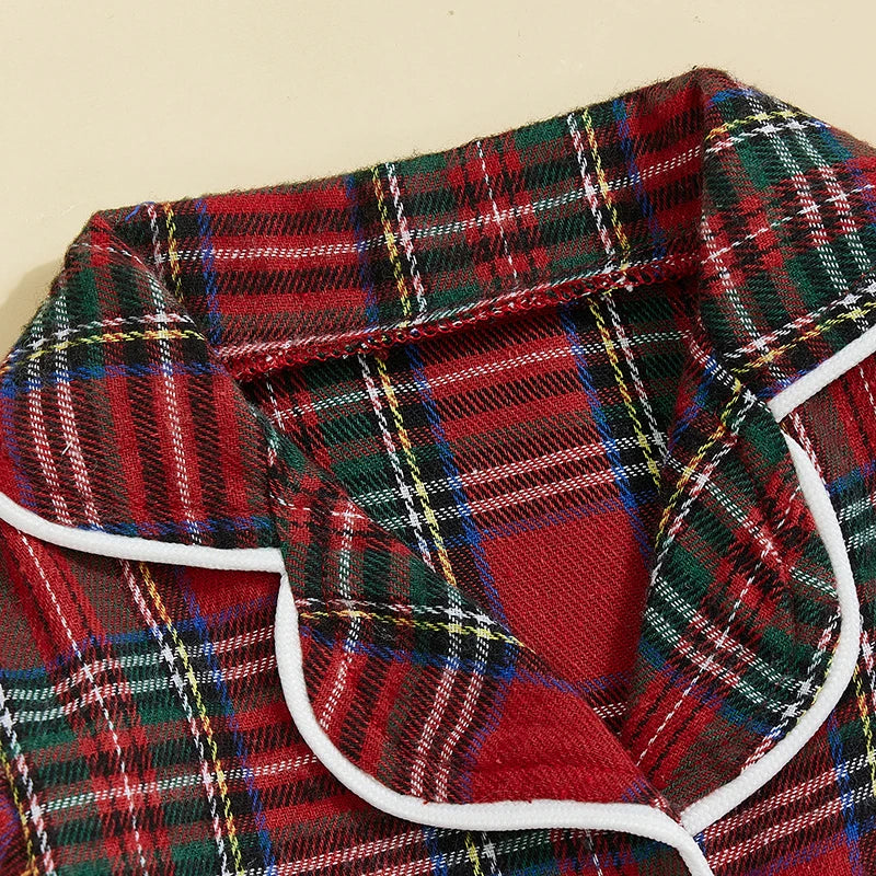 Pijama Navideña a Cuadros (0-18M)