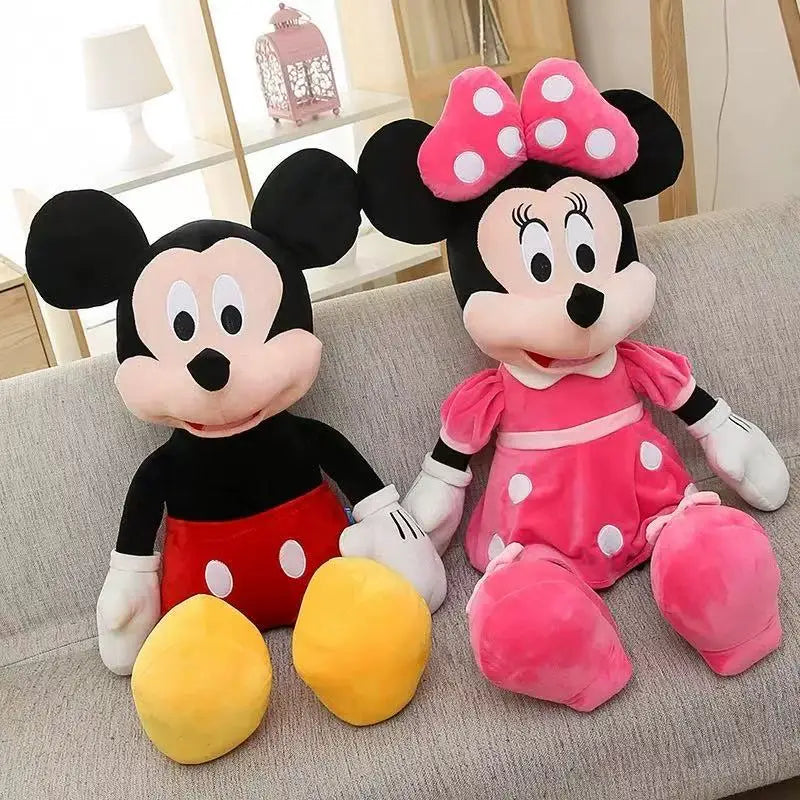 Peluches Disney : Mickey Mouse y Minnie (30-70 cm)