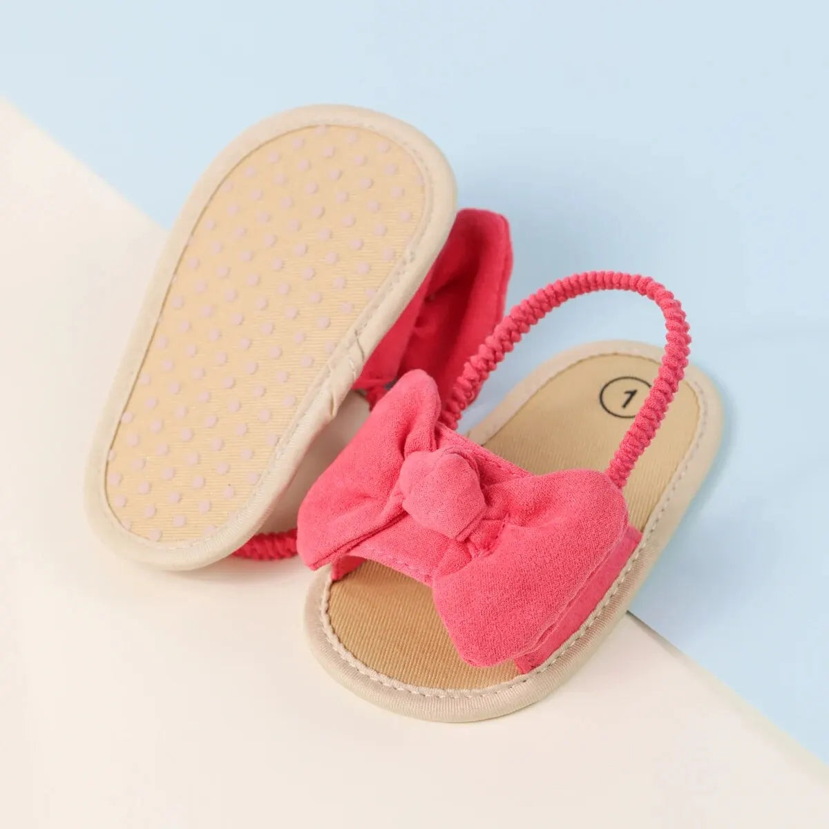 Sandalias con Moño: Comodidad y Estilo (0-18M)