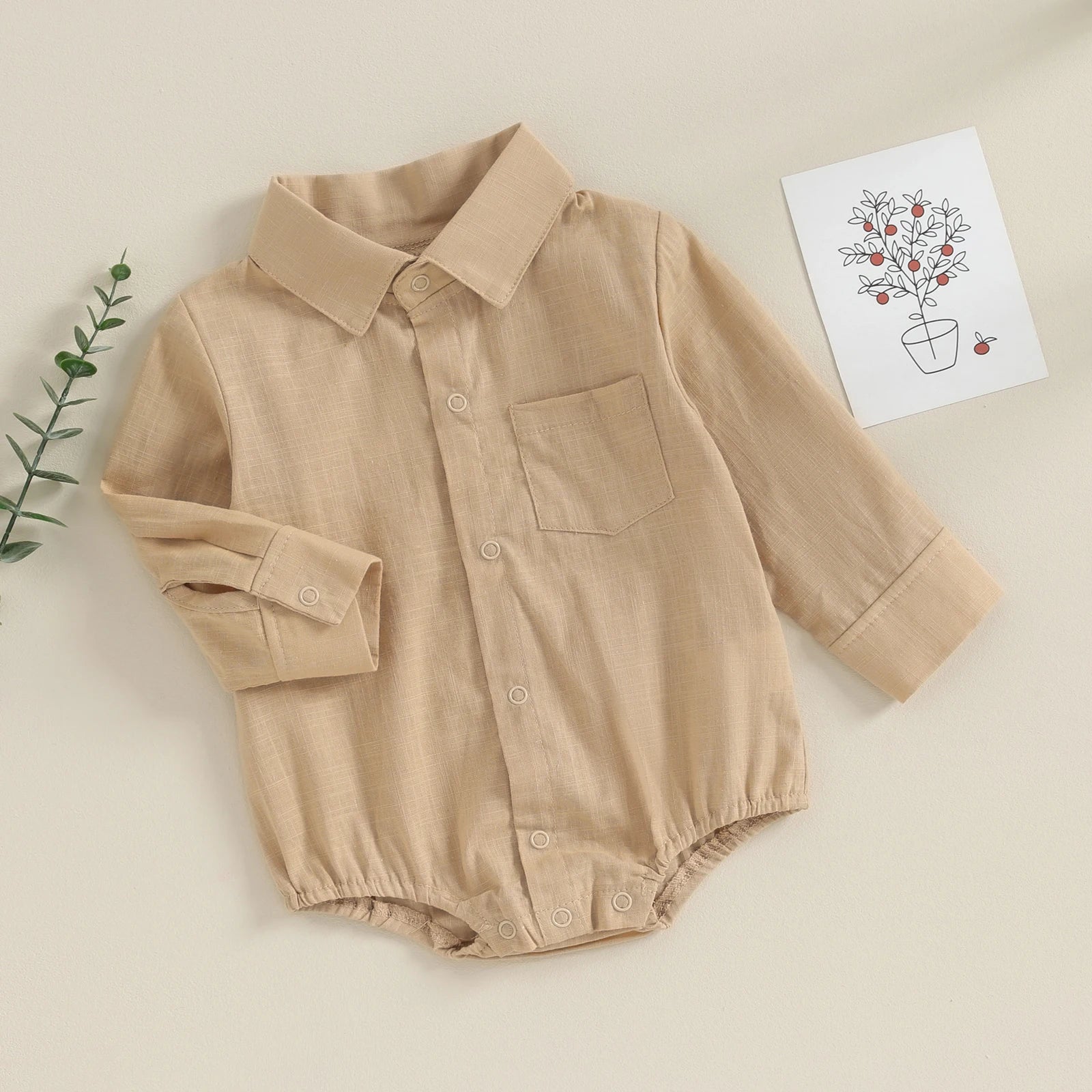 Camisa de Vestir-Pañalero para Bebé (0-24M)