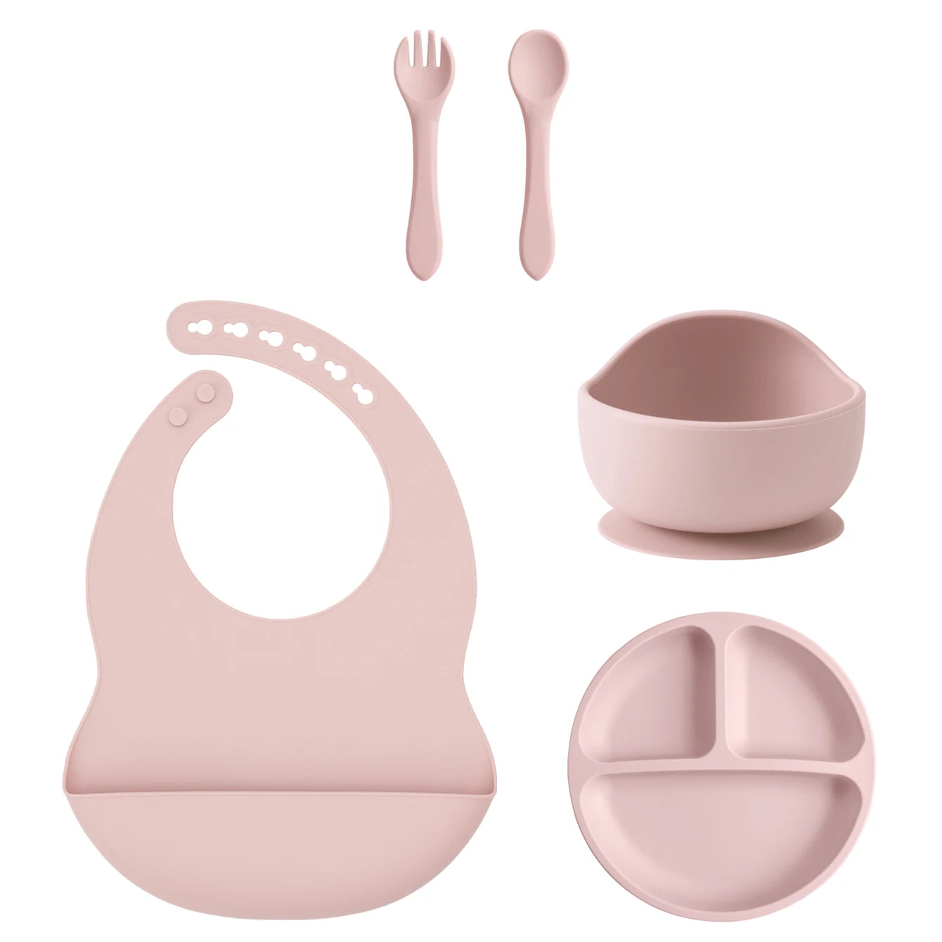 Set de Alimentación de Silicona 5 piezas