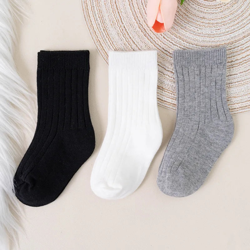 Calcetines de Algodón: Suaves, Transpirables (0-8T)