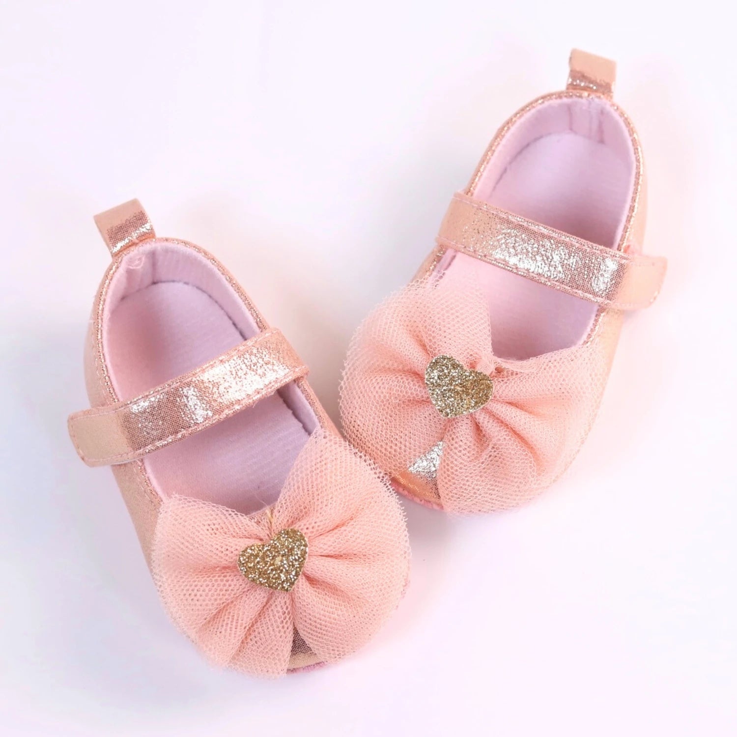 Zapatos con Moño de encaje Princesa para Primeros Pasos (0-18M)