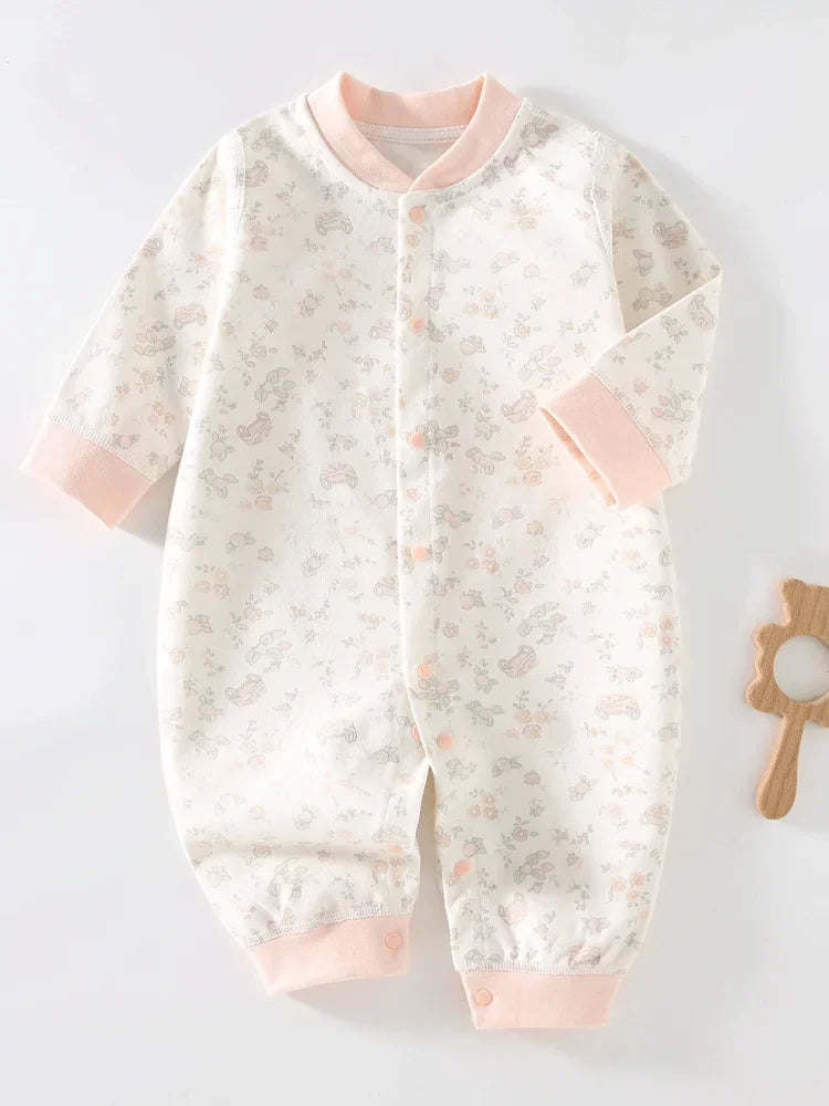 Mameluco Básico de Algodón estilo "Lounge" (0-24M)