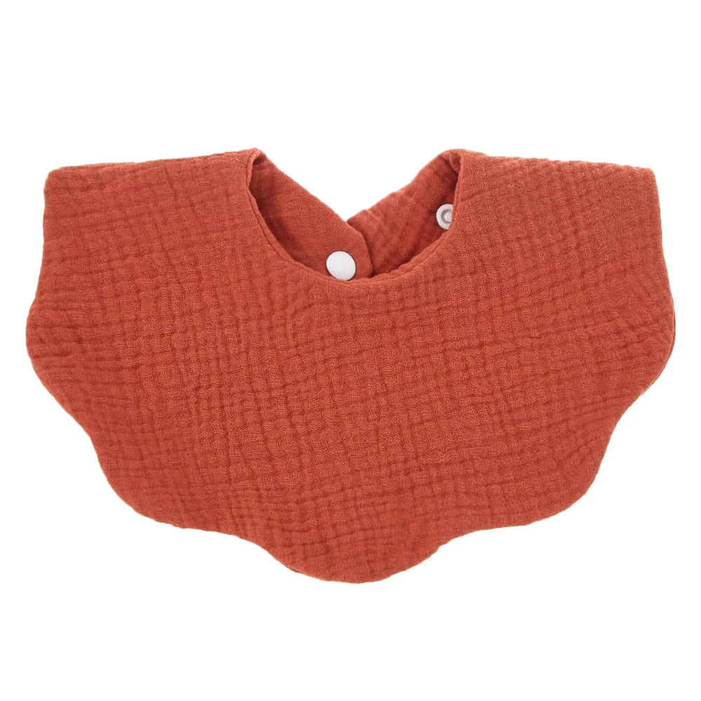 Babero Bandana de Algodón: Suave, Absorbente y de Color Sólido
