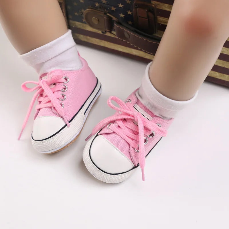 Zapatos de Lona para Bebé: Primeros Pasos (0-18M)
