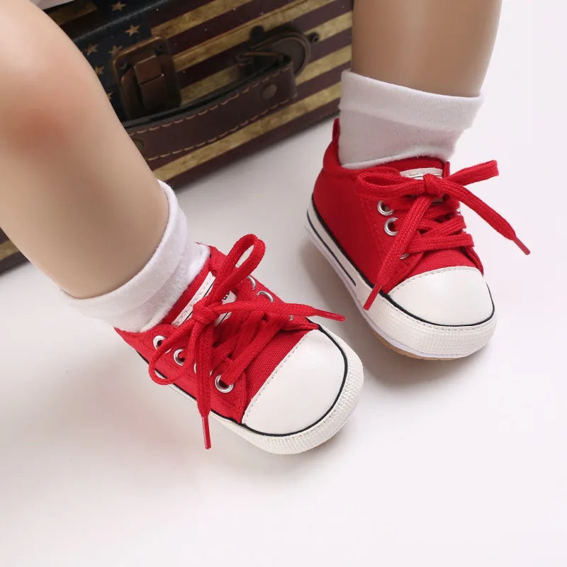 Zapatos de Lona para Bebé: Primeros Pasos (0-18M)