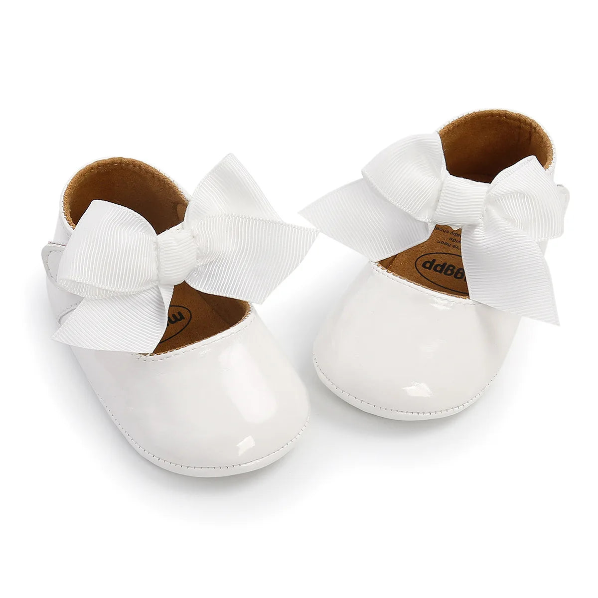 Zapatillas tipo Ballet con Moño: Elegancia Antideslizante para Bebé (0-18M)