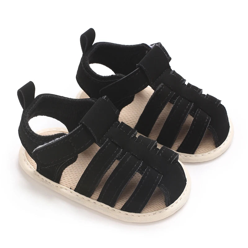 Sandalias Transpirables de cuero para Bebé (0-18M)