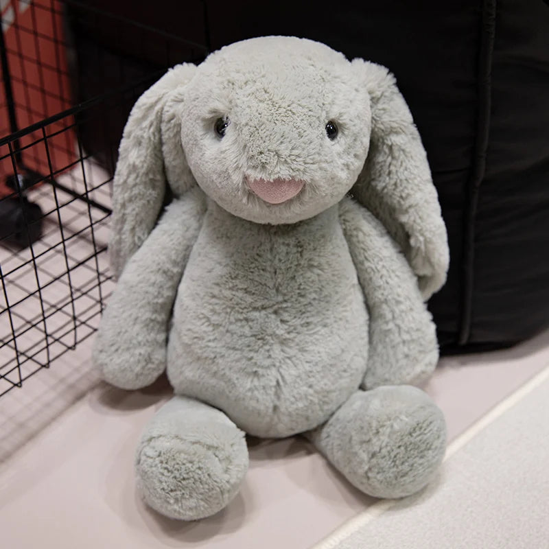 Conejo de Peluche Suave de Orejas Largas | Compañero de Sueño Delicado y Regalo Ideal (20,30 o 45 cm)