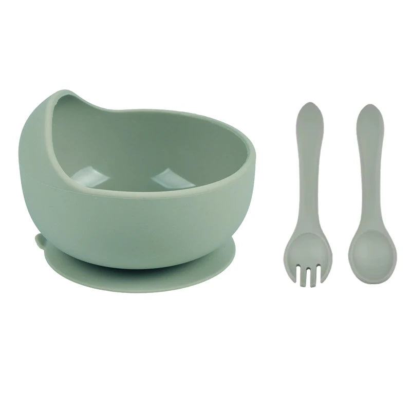 Set de Vajilla plato hondo de Silicona 3 piezas | ¡Adiós a los Platos Voladores!