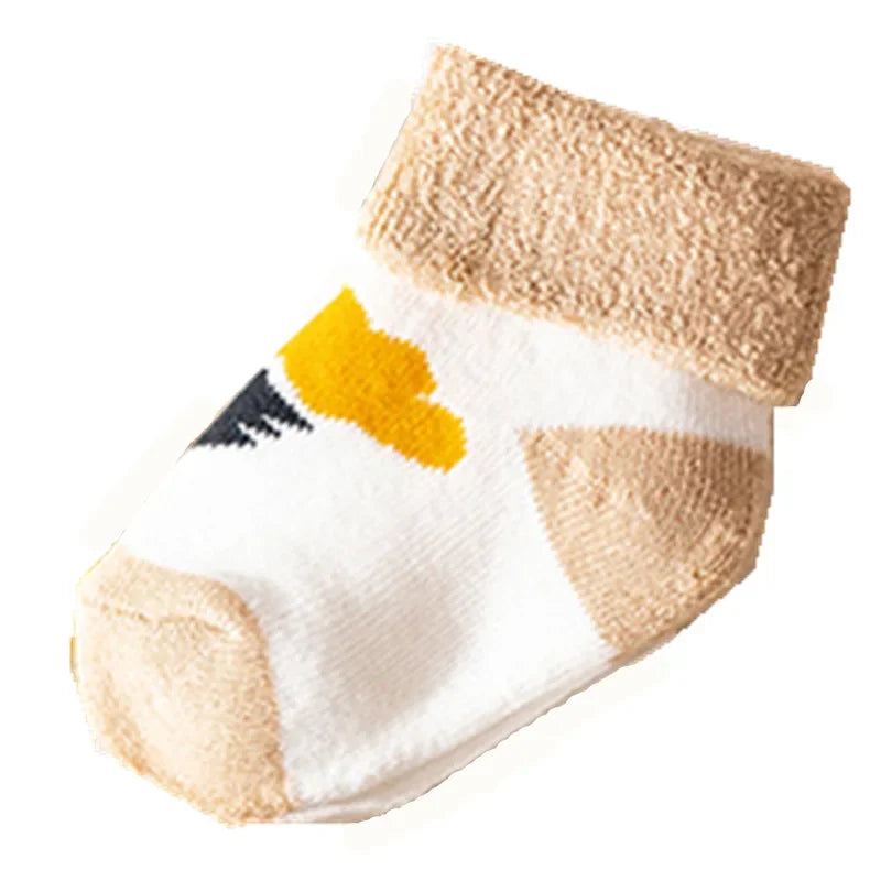 Pack 5 Pares de calcetines antideslizantes de Bebé (0-3T)
