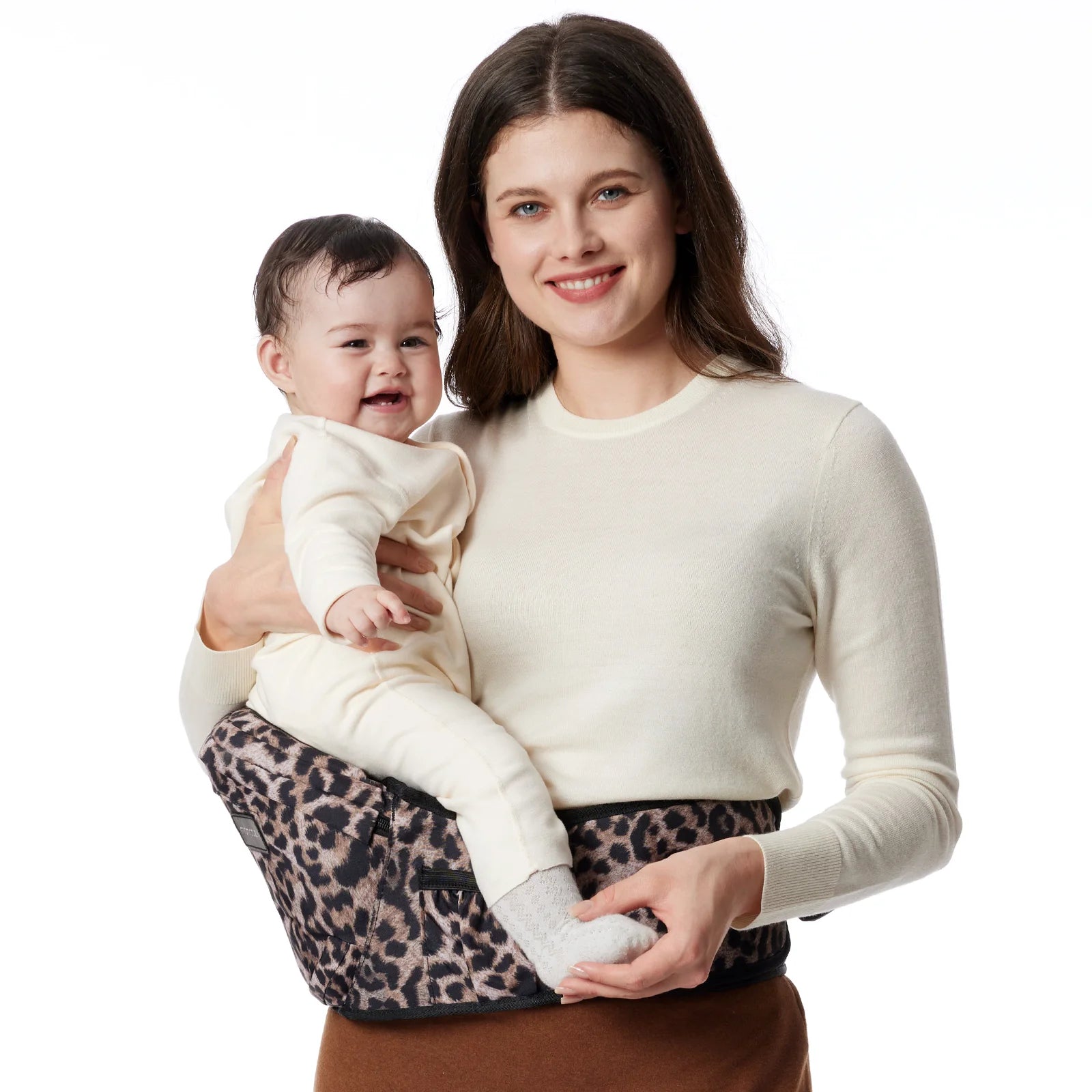 Portabebés Momcozy con Asiento de Cadera | Diseño Ergonómico y Protección 3D