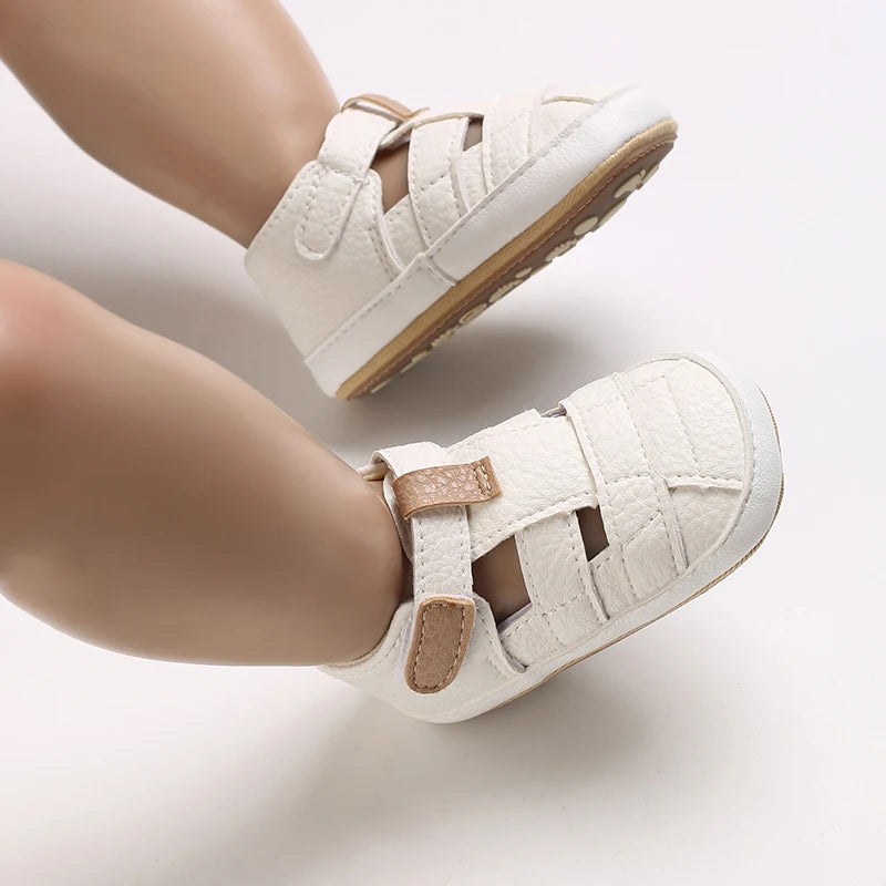 Sandalias de Piel "Primeros Pasos" - Comodidad y Estilo para tu Bebé (0-18M)