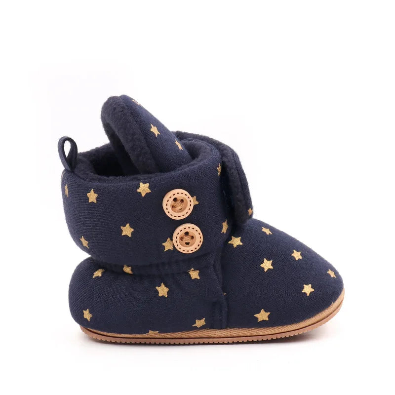 Botines "Pompones de Algodón" – Calidez para sus Primeros Pasos (0-18M)