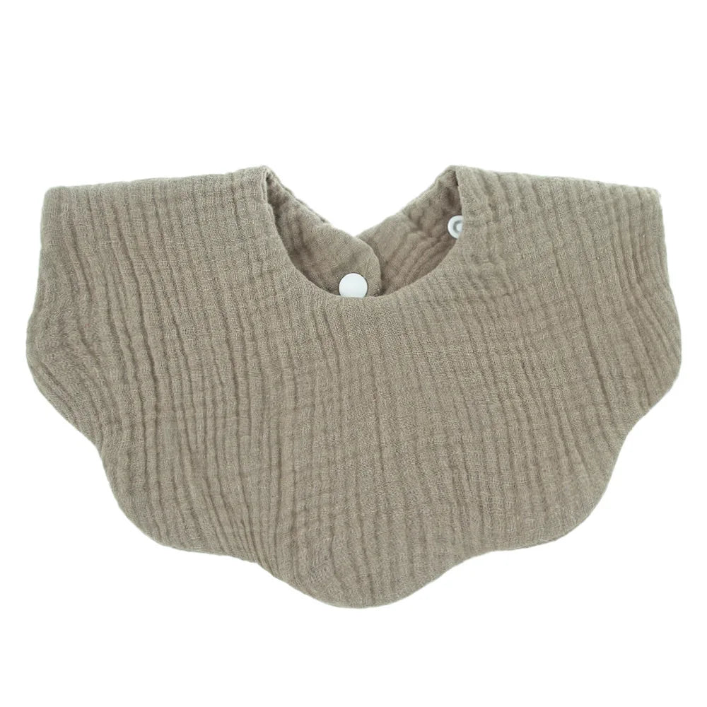 Babero Bandana de Algodón: Suave, Absorbente y de Color Sólido