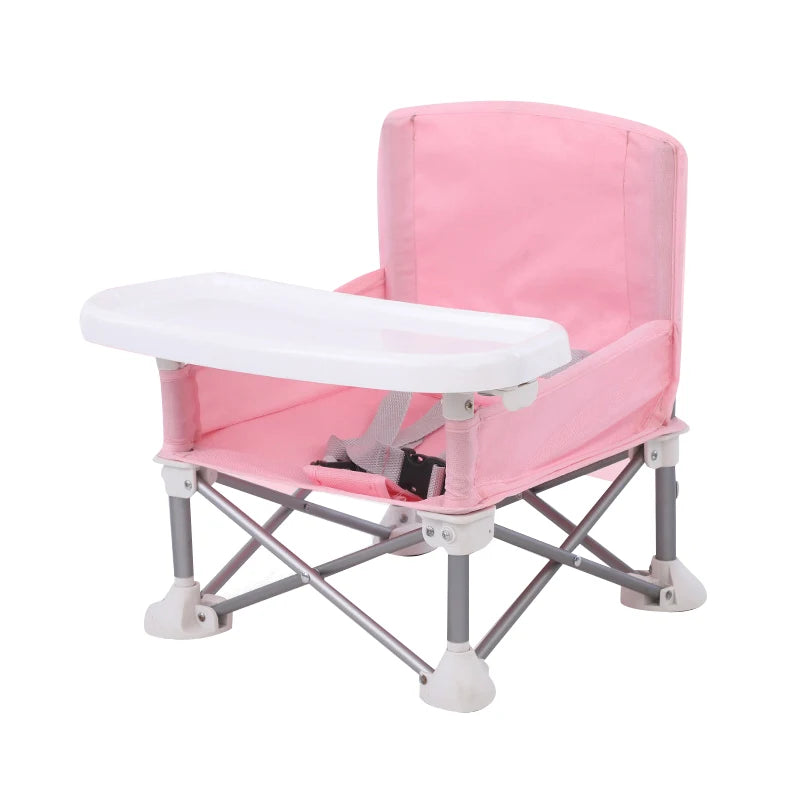 Silla de Comer Plegable y Portátil para Bebé (Con Toldo/Sombrilla)