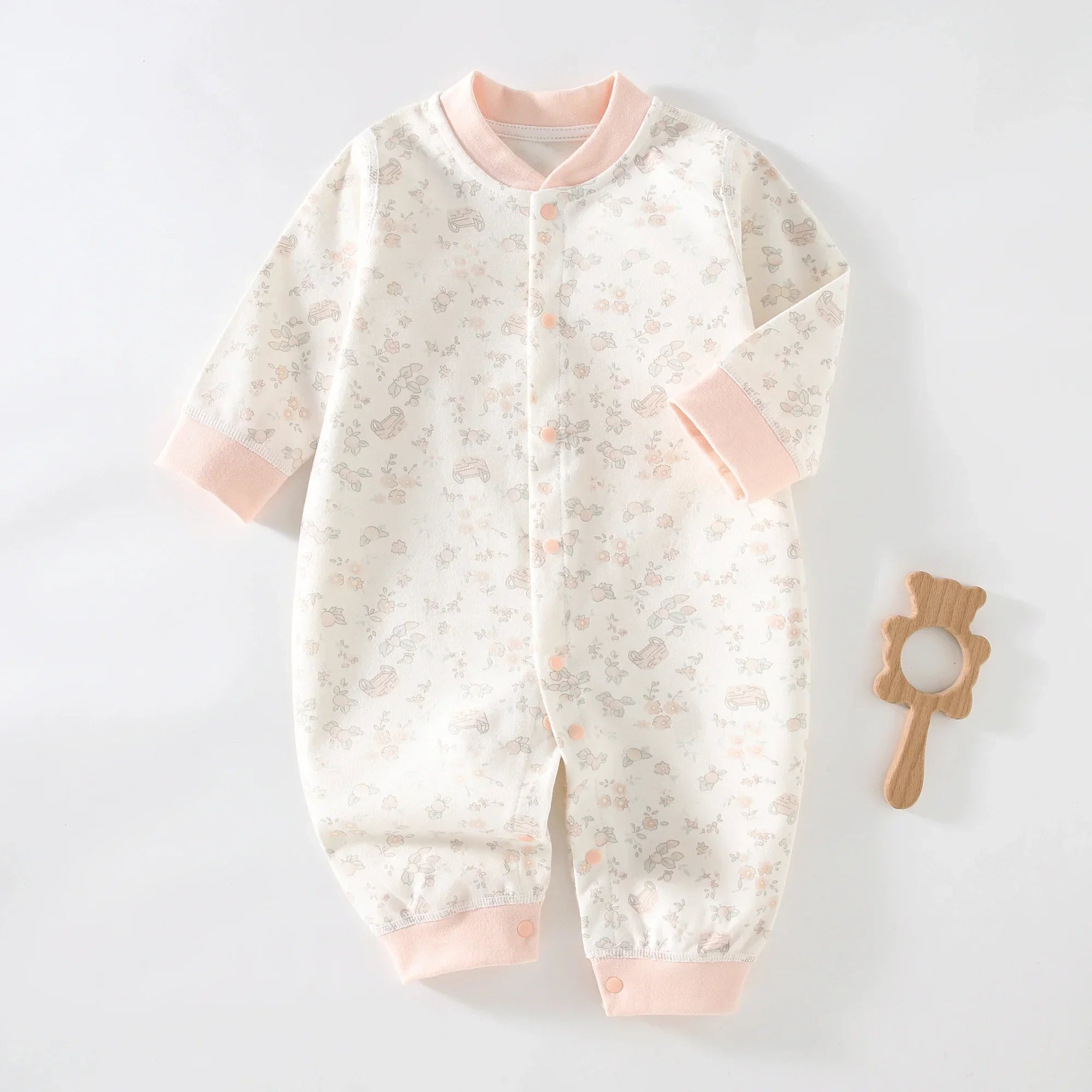 Mameluco Básico de Algodón estilo "Lounge" (0-24M)