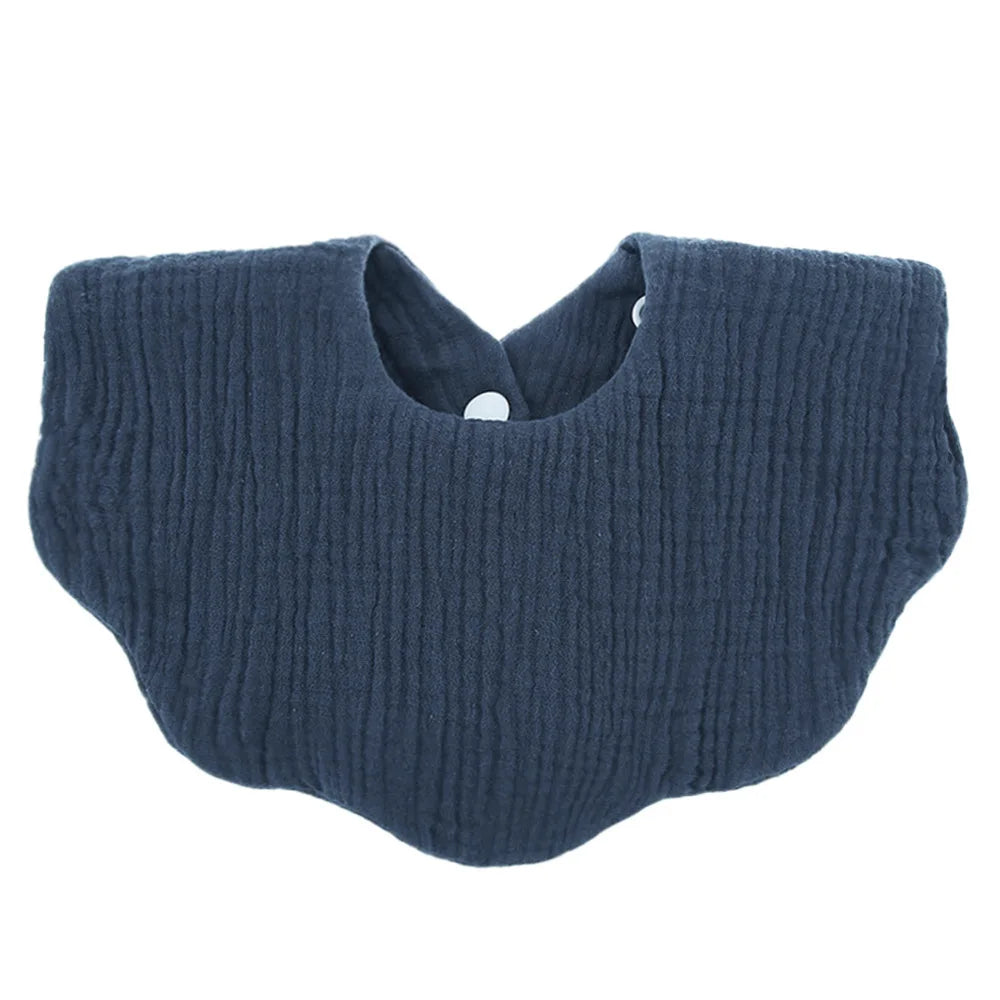Babero Bandana de Algodón: Suave, Absorbente y de Color Sólido