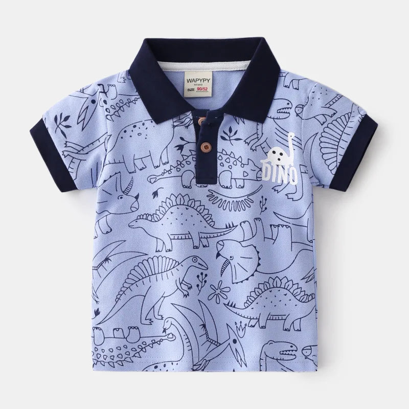 Playera Tipo Polo para Niño | Cuello Clásico y Bolsillo (12M-7T)