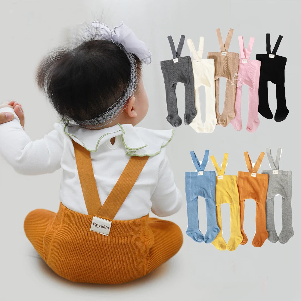 Pantimedias con Tirantes para Bebé (Unisex) (0-3T)
