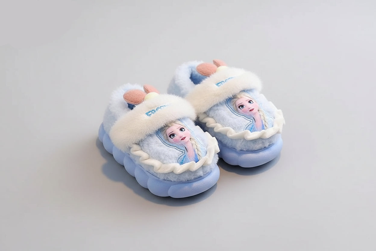 Pantuflas Mágicas de Elsa (Frozen) – Calidez y Fantasía (2.5T-9T)