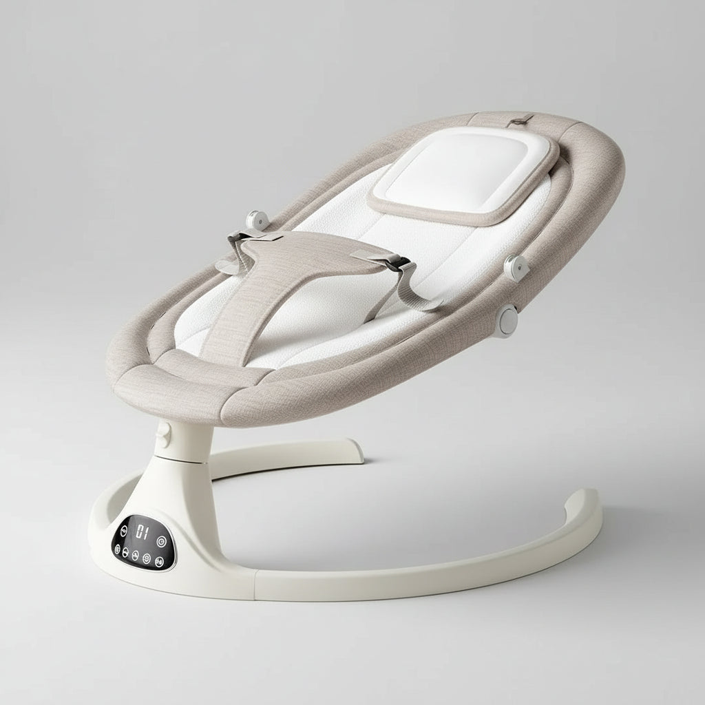 Sillón Mecedor Eléctrico 3 en 1 con Control Inteligente