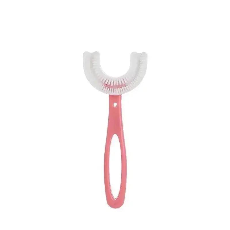 Cepillo Dental Infantil 360° "U" Estilo—Divertido y Seguro