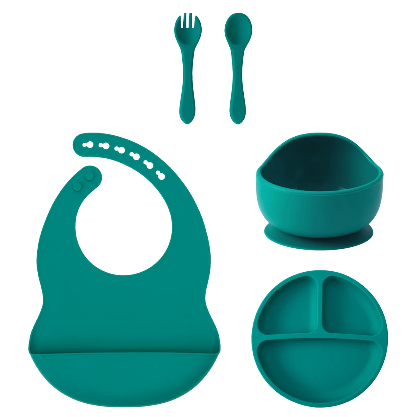 Set de Alimentación de Silicona 5 piezas