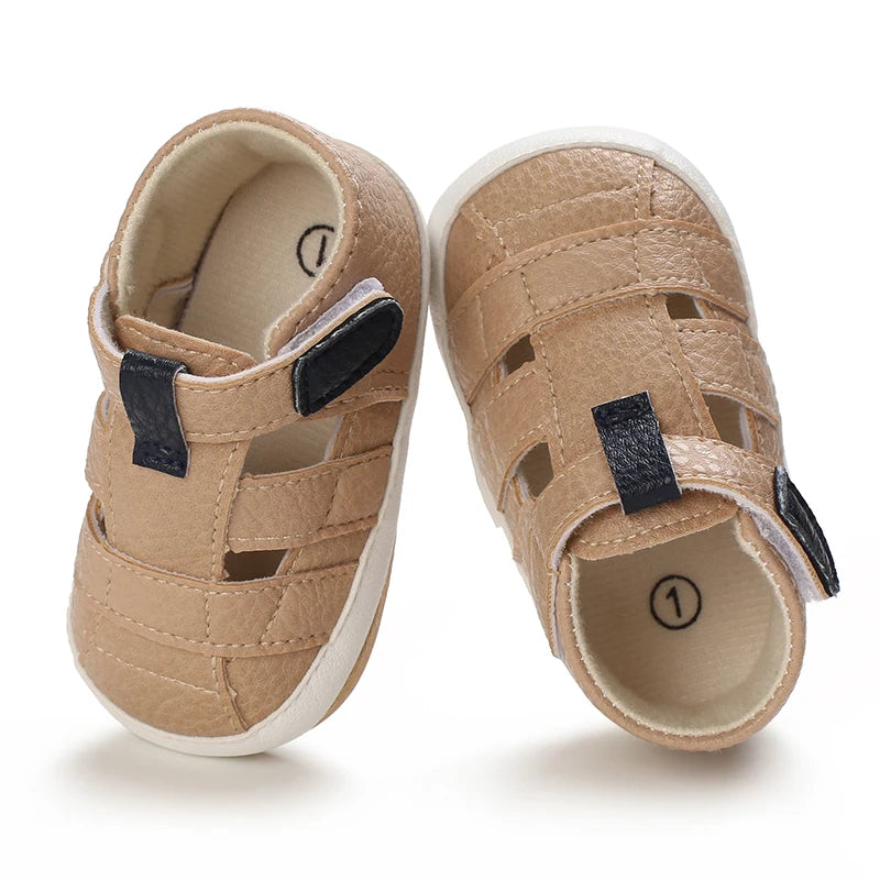 Sandalias de Piel "Primeros Pasos" - Comodidad y Estilo para tu Bebé (0-18M)