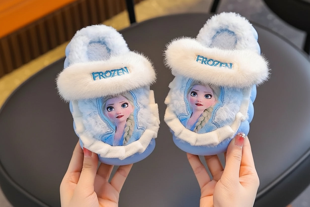 Pantuflas Mágicas de Elsa (Frozen) – Calidez y Fantasía (2.5T-9T)