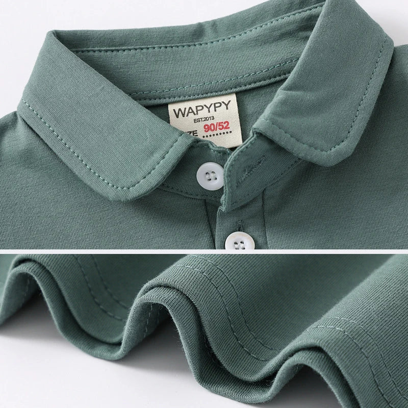 Playera Tipo Polo para Niño | Cuello Clásico y Bolsillo (12M-7T)
