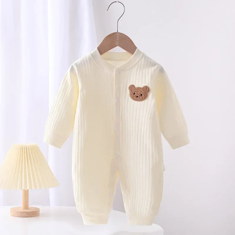 Mameluco Básico de Algodón estilo "Lounge" (0-24M)