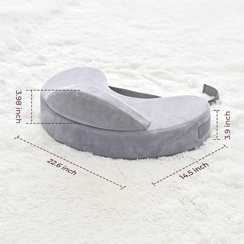 Almohada Ergonómica de Lactancia | Espuma Viscoelástica, Soporte de Cintura y Diseño Antideslizante