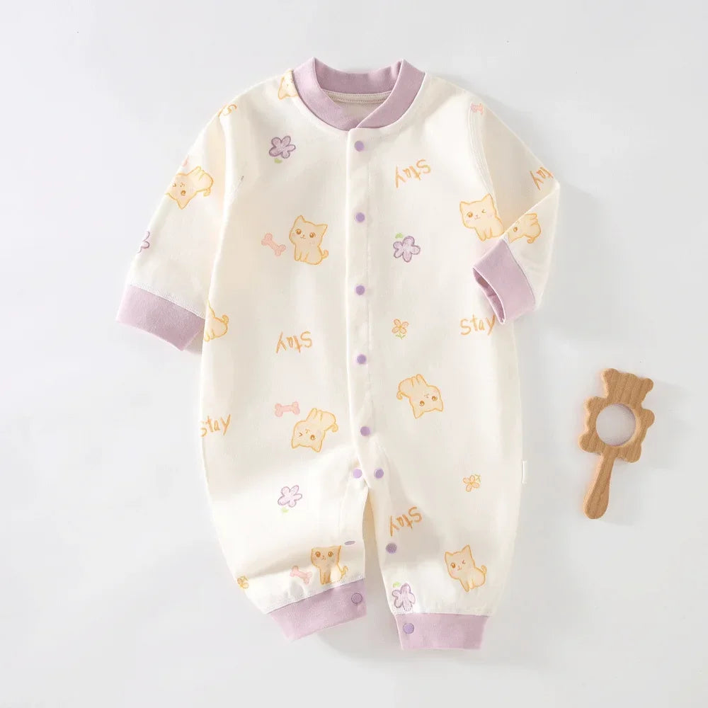Mameluco Básico de Algodón estilo "Lounge" (0-24M)