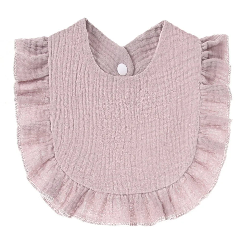 Babero Bandana de Algodón: Suave, Absorbente y de Color Sólido