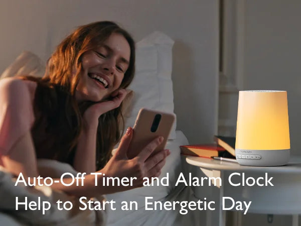 Máquina de Ruido Momcozy Smart | 34 Sonidos, Luz Nocturna RGB y Control Remoto por Aplicación (Wi-Fi)