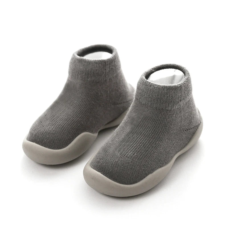 Calceta-Zapato para Primeros Pasos - Suela de Goma Antideslizante (0-24M)