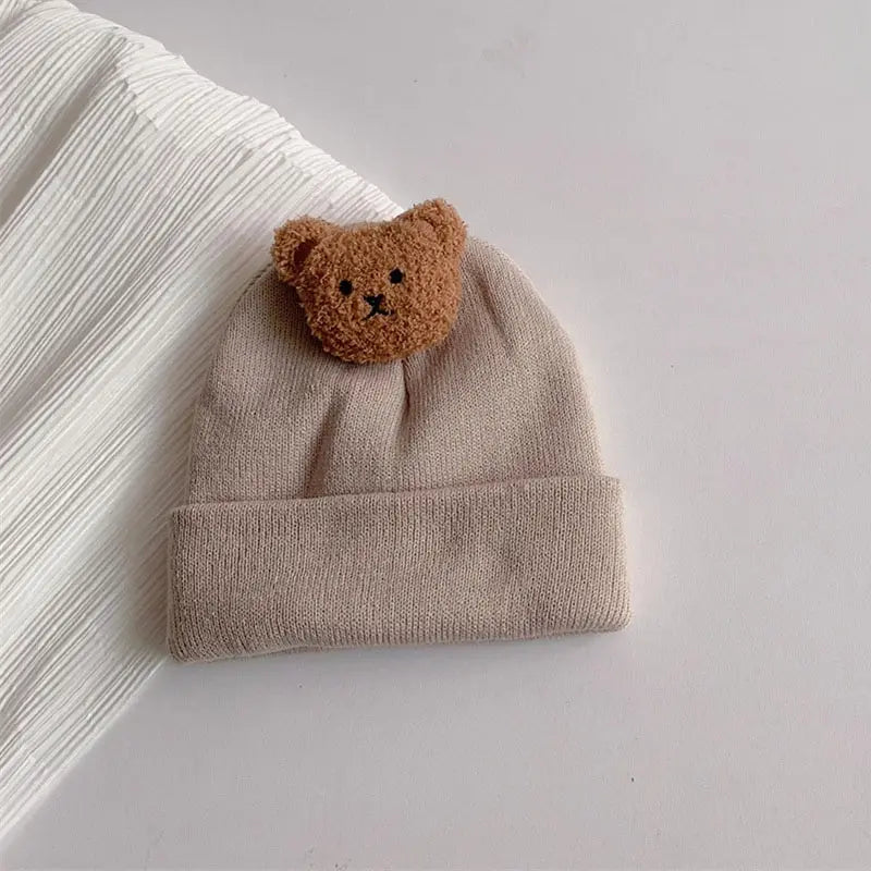 Gorro de Osito : Suave, Cálido y Versátil (0-12M)