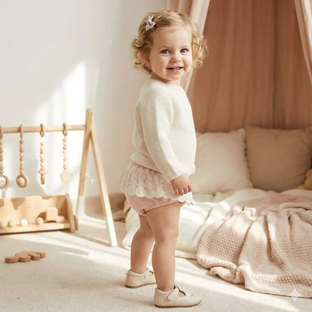 Calzoneros "Brisa de Verano" – Elegancia y Frescura para tu Bebé (6M-24M)