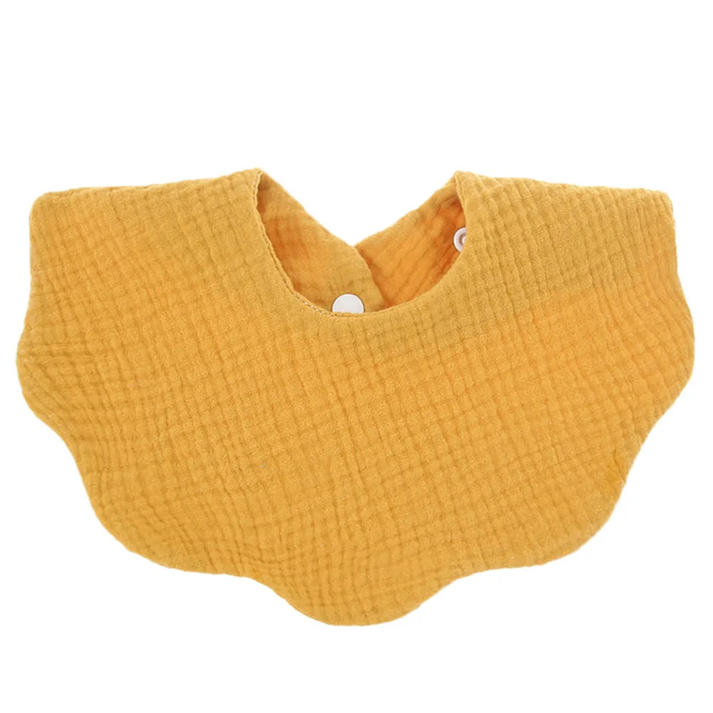 Babero Bandana de Algodón: Suave, Absorbente y de Color Sólido