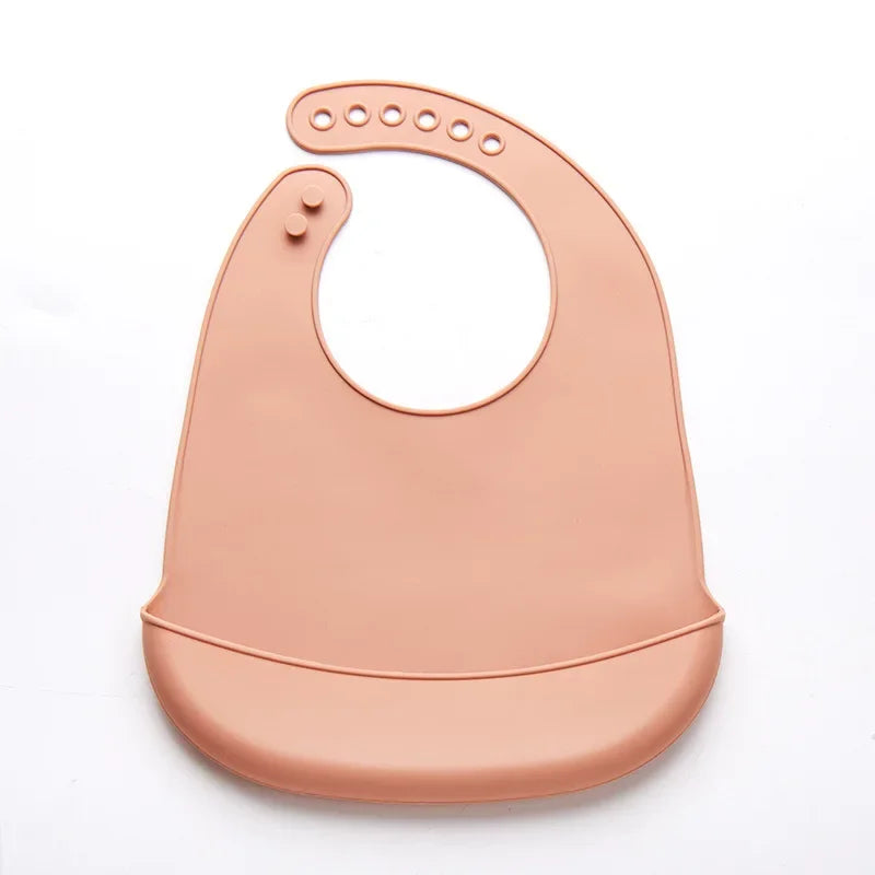 Babero de Silicona  |  Impermeable y Recolector