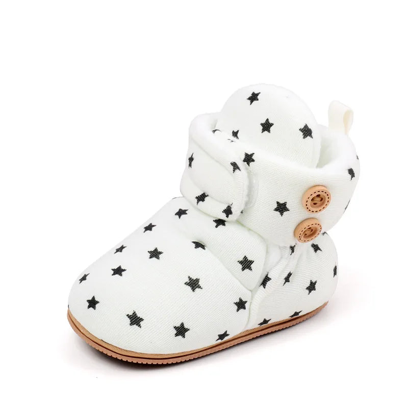 Botines "Pompones de Algodón" – Calidez para sus Primeros Pasos (0-18M)