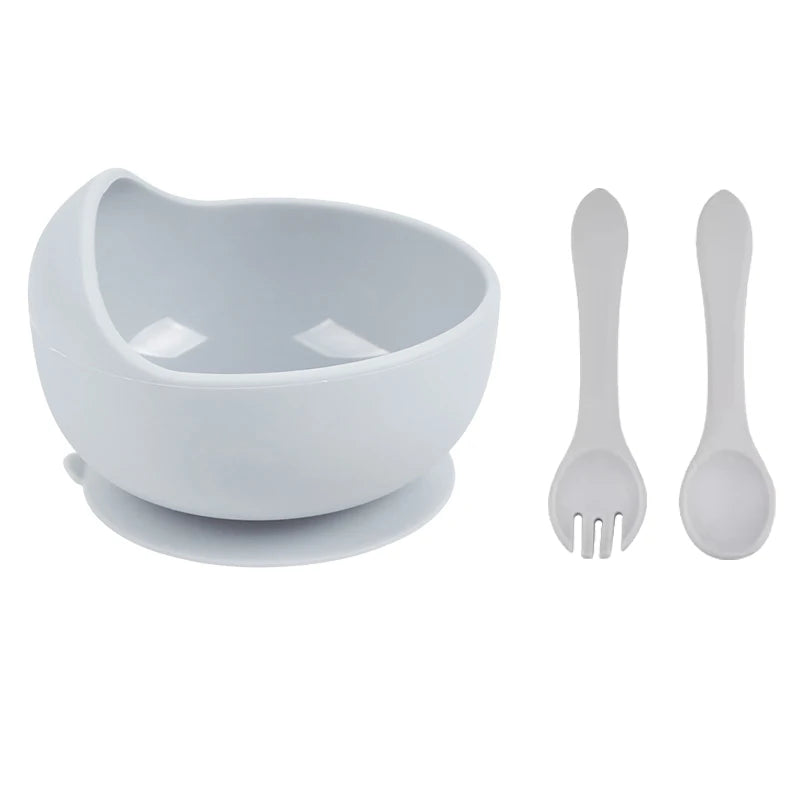 Set de Vajilla plato hondo de Silicona 3 piezas | ¡Adiós a los Platos Voladores!