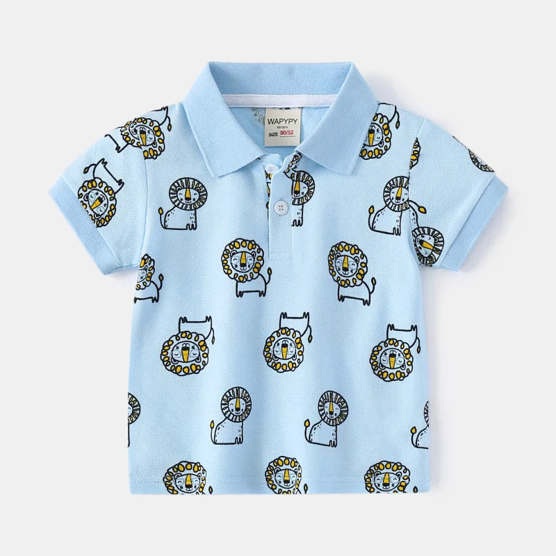 Playera Tipo Polo para Niño | Cuello Clásico y Bolsillo (12M-7T)