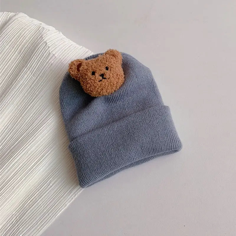 Gorro de Osito : Suave, Cálido y Versátil (0-12M)