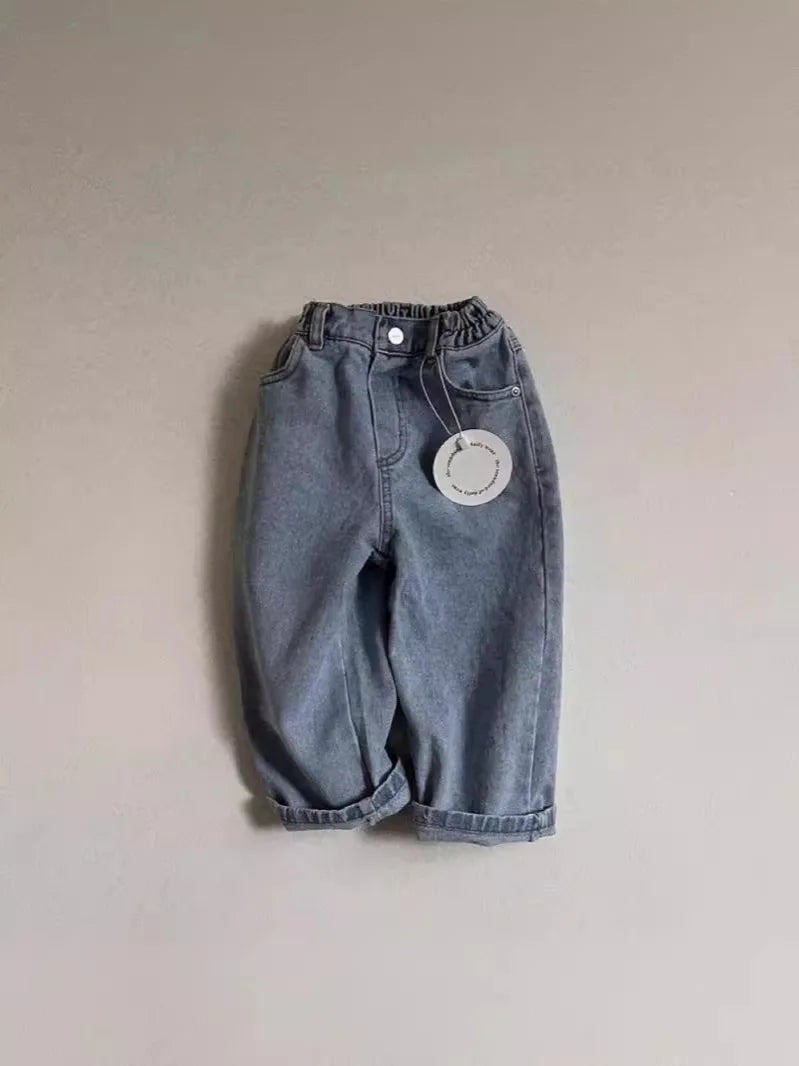 Jeans Sueltos Unisex para Bebé: Comodidad Todo el Día (6M-5T)