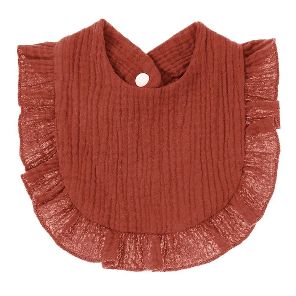 Babero Bandana de Algodón: Suave, Absorbente y de Color Sólido
