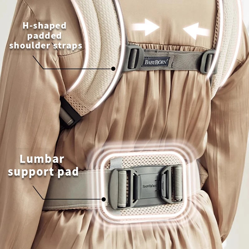 Portabebés BabyBjorn Malla 3D Ergonómico 3 en 1 Comodidad Total